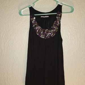 Black and purple silk shirt